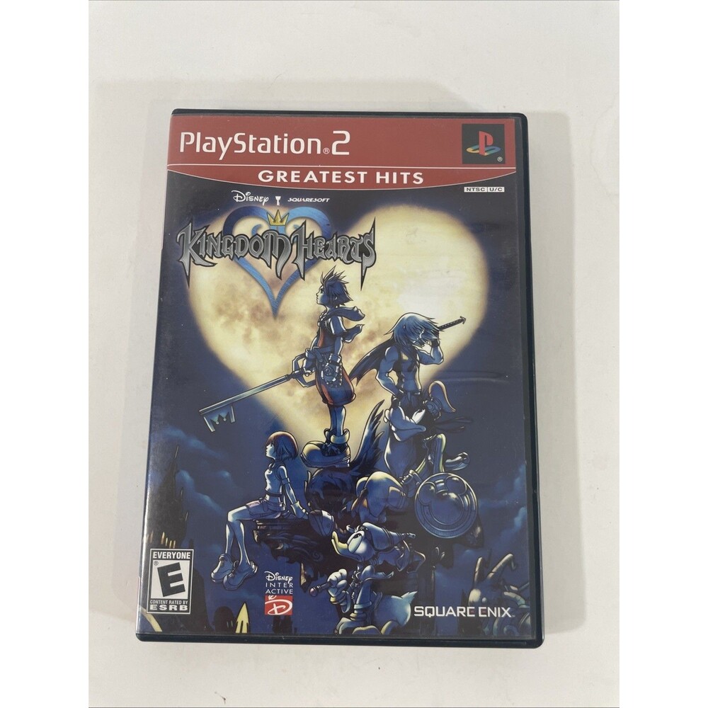 Kingdom Hearts (Sony Playstation 2, 2003) PS2 Greatest Hits Complete Excellent!
